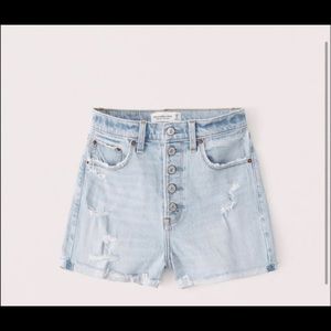 Abercrombie curve love high rise mom short